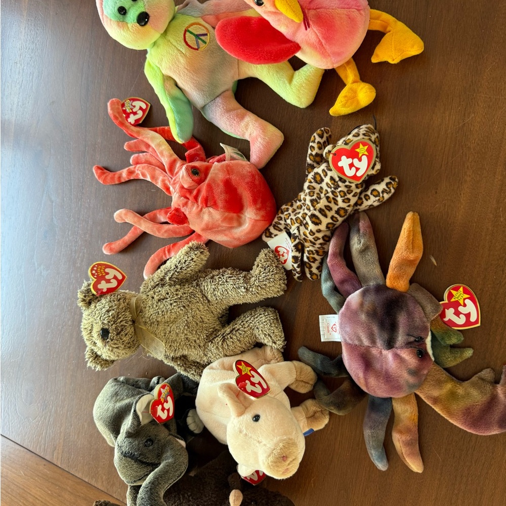 Lot of vintage TY Beanie Babies